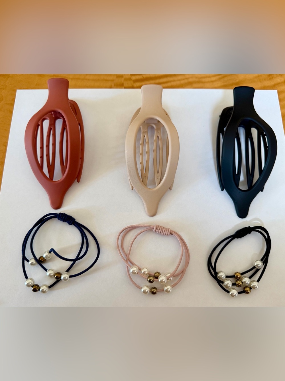 Assortment of Clips and Hair Ties